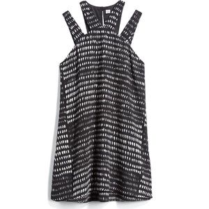 Black and white Q&A Stella dress